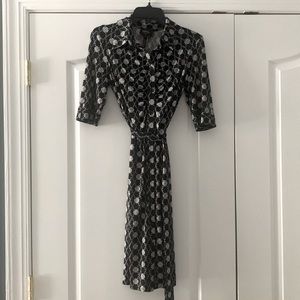 Button down dress Laundry by Shelli Segal size 8